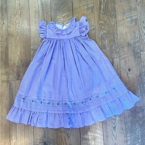 NWT Proper Peony Embroidered Violet Dress, Size 6